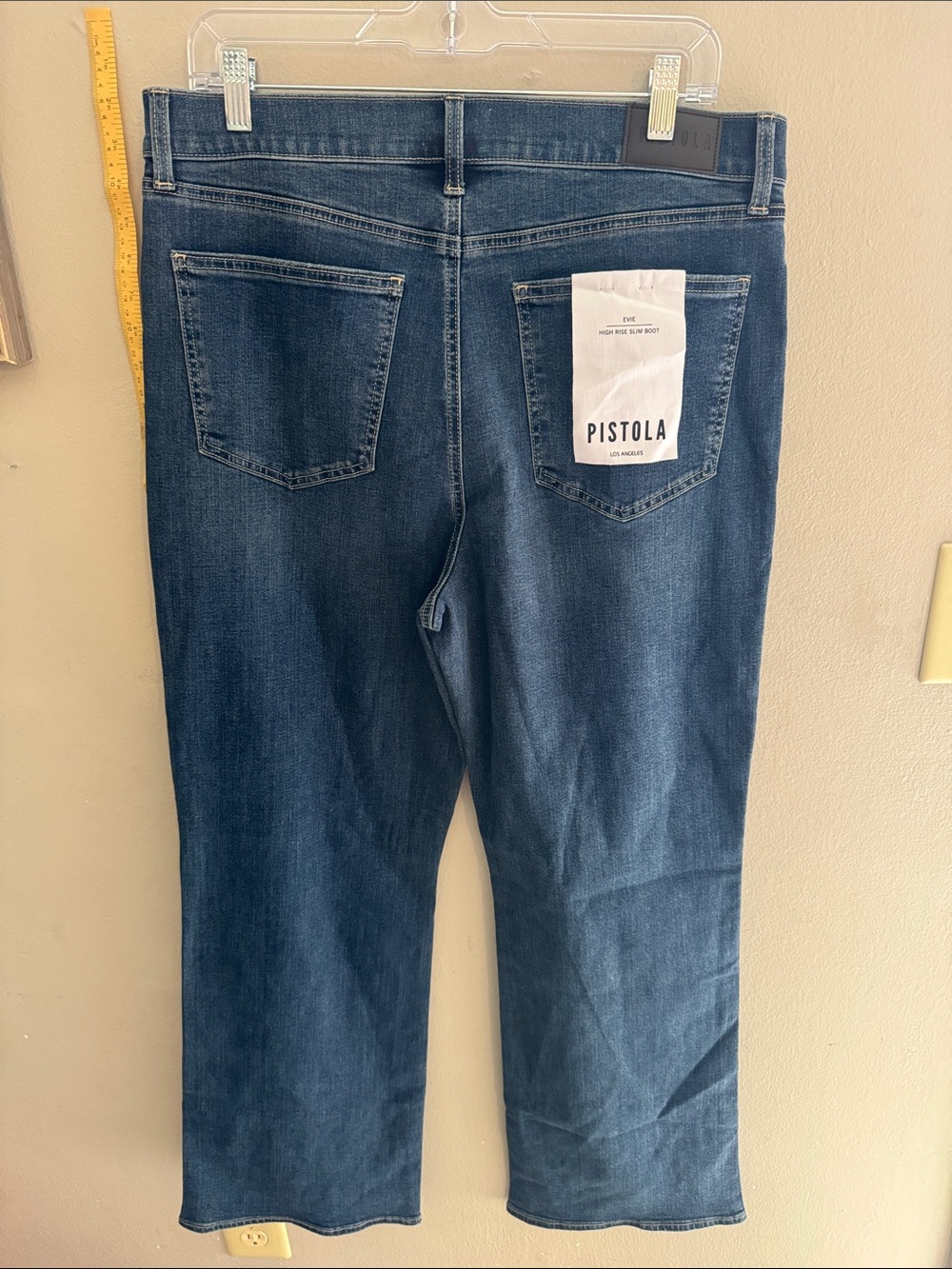 pistola Women's Dark Indigo Wide Leg Jeans
